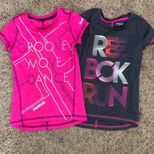 3 for 15 deal Reebok sz small girls shirts